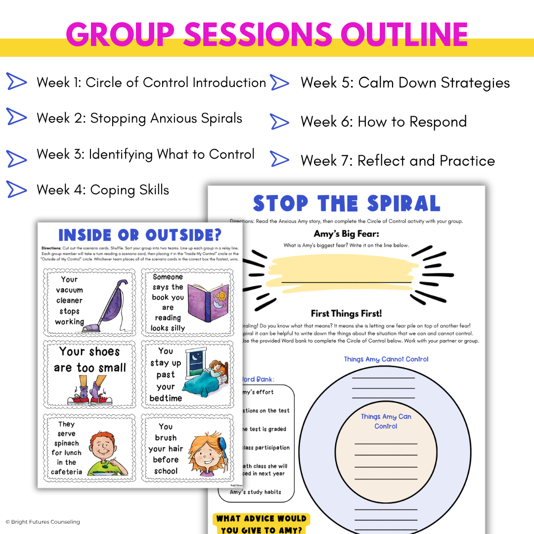 Circle of Control Small Group for Stress and Anxiety - Elementary