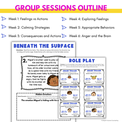 Anger Management and Coping Skills Small Group - Elementary