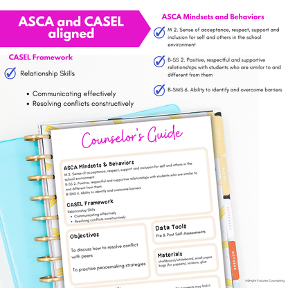 Conflict Resolution & Peacemaking School Counseling Lesson for Primary