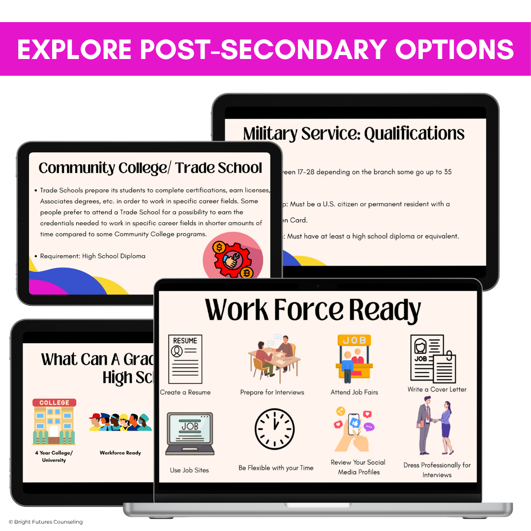 High School Senior Parent Night Presentation - Tools for High School Counselors