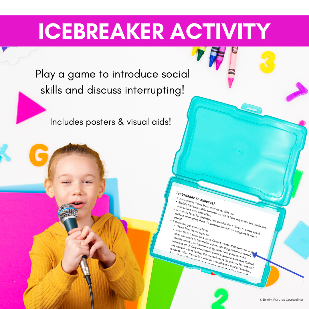 Conversing with Others & Social Skills Lesson for Primary