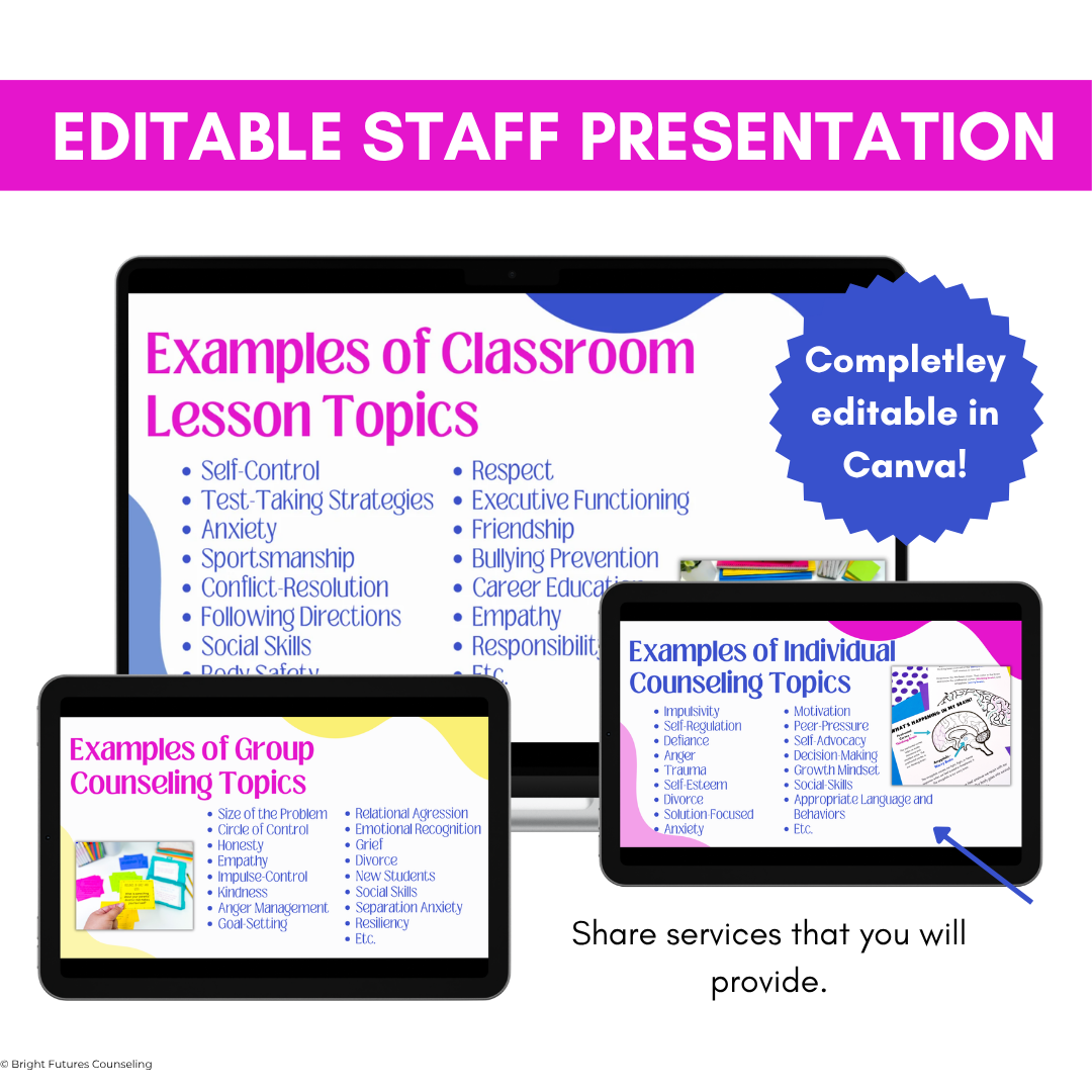 Meet the School Counselor Presentation for Staff