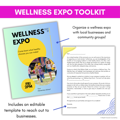 Red Ribbon Week Editable Toolkit - Wellness Week and Red Ribbon Week Activities