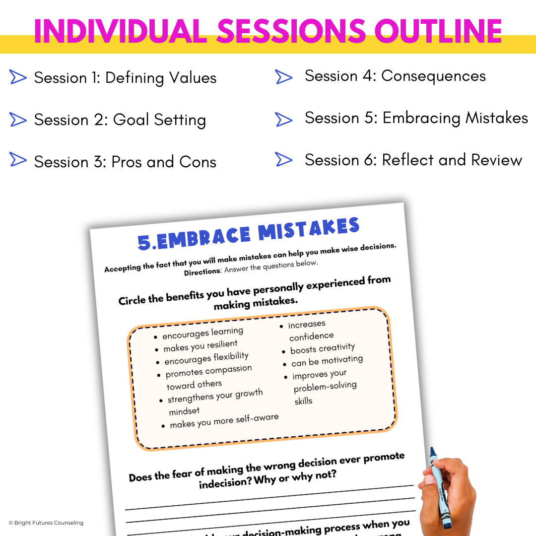 Responsible Decision Making Middle School Individual Curriculum