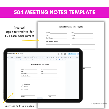 504 Case Manager Toolkit