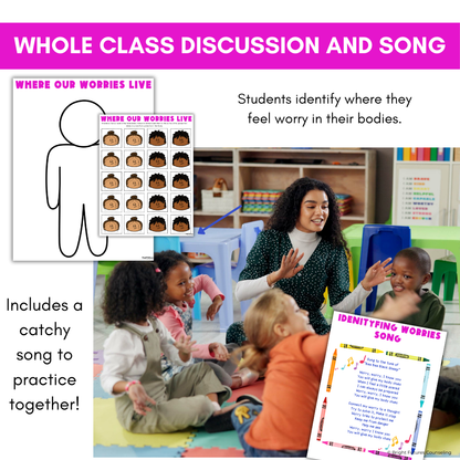 Identifying Worries Lesson & Activities for Primary