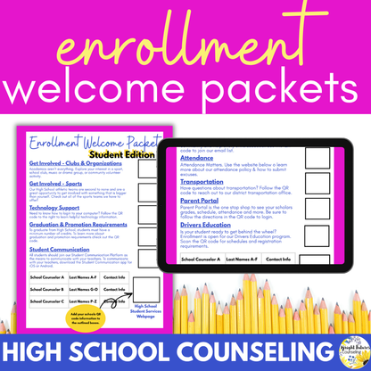 High School Enrollment Welcome Packet