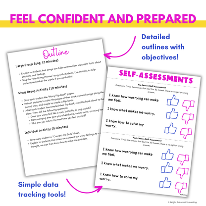 Identifying Worries Lesson & Activities for Primary