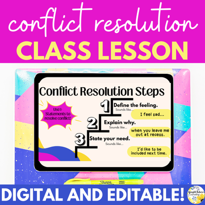 Conflict Resolution and Friendship Digital Lesson