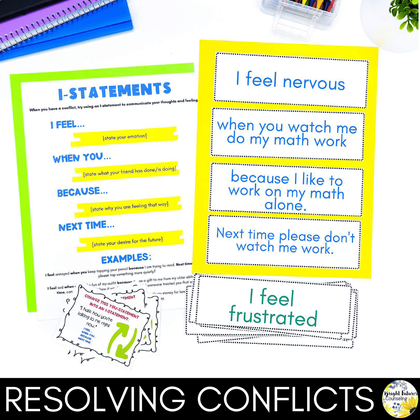 Friendship & Conflict Resolution Group Counseling Lesson Plans for Middle School