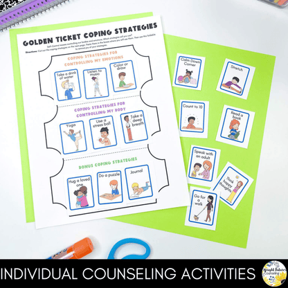 Self-Control Individual Counseling Curriculum + Data Tracking Tools