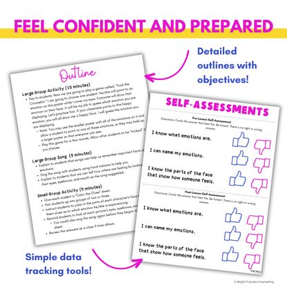 Feelings and Emotion Identification Primary Class Lesson