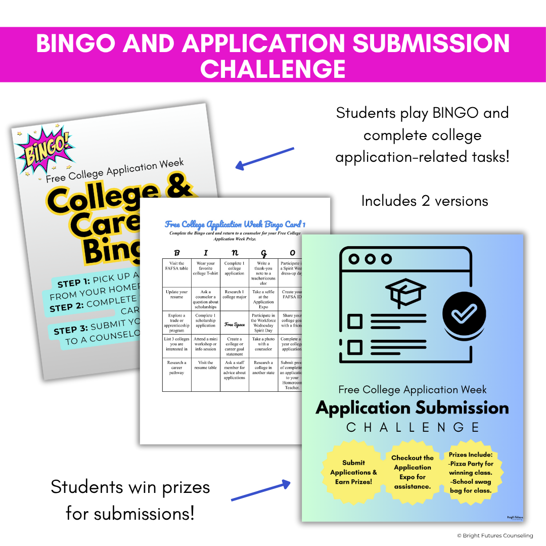Free College Application Week Planning Toolkit for High School Counseling