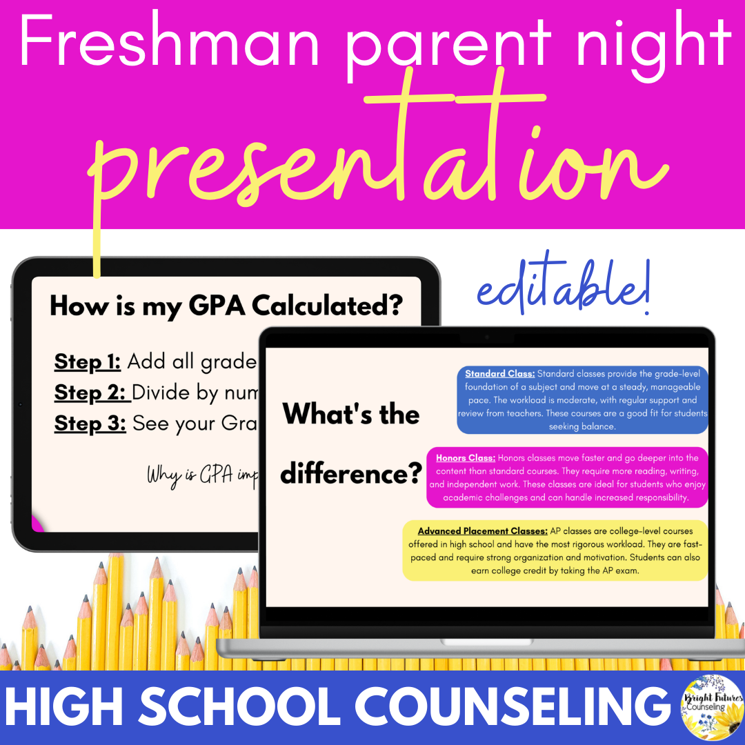 Freshman Parent Night Presentation