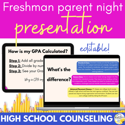Freshman Parent Night Presentation