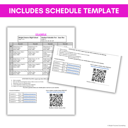High School Counseling Schedule Change Toolkit