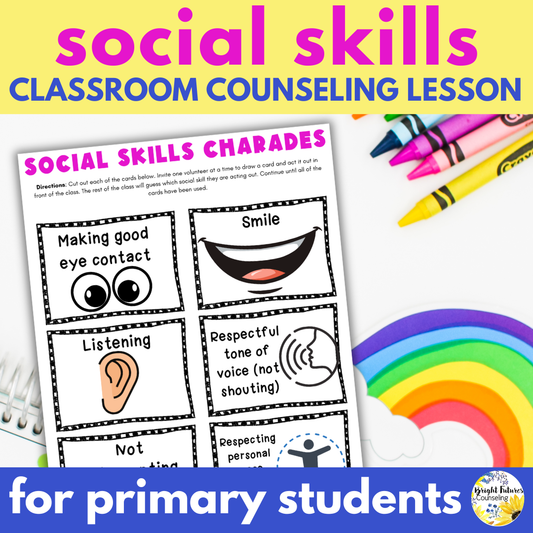 Conversing with Others & Social Skills Lesson for Primary